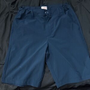 Cat & Jack Kids' Navy Shorts, fast dry material size 14 snap top